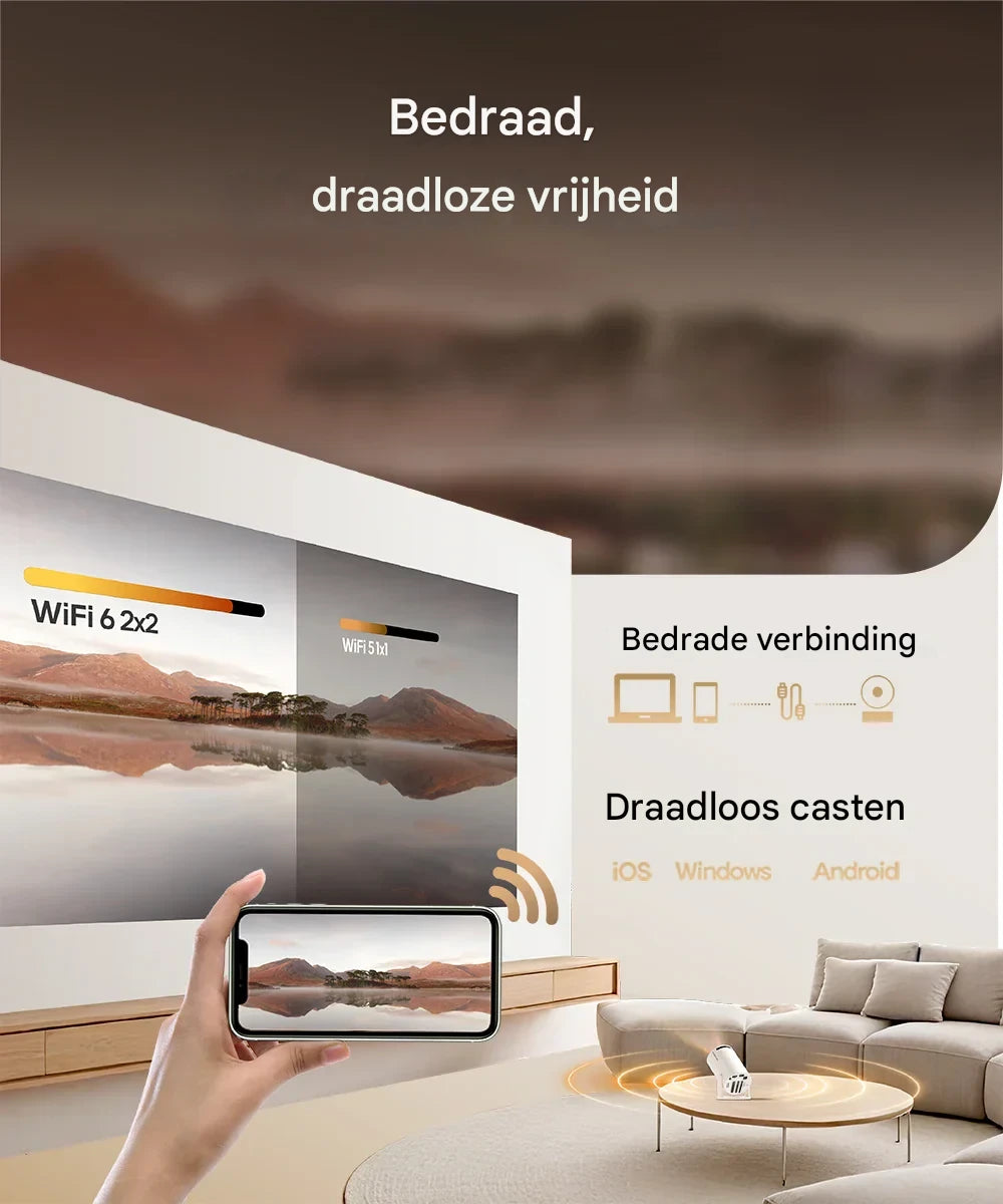 Cinematic Projector Portable Home Theater™