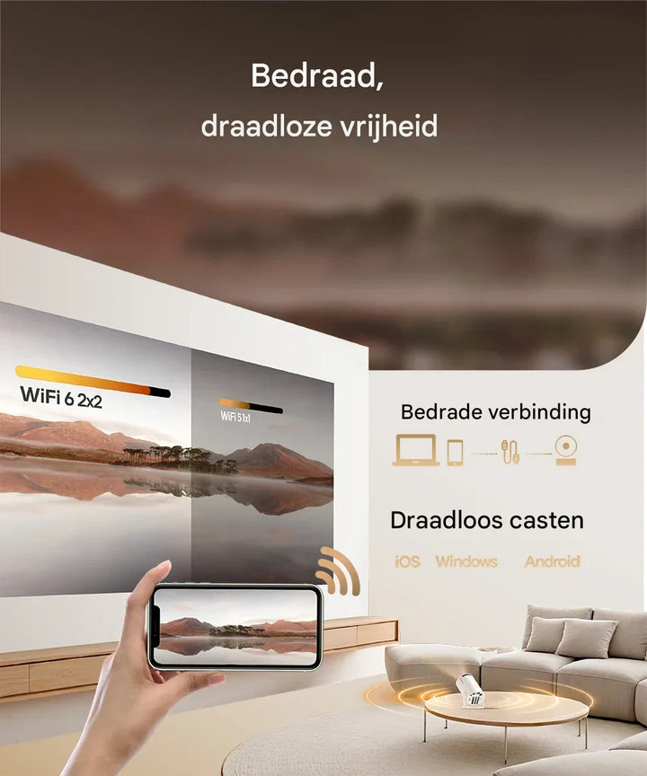 Cinematic Projector Portable Home Theater™