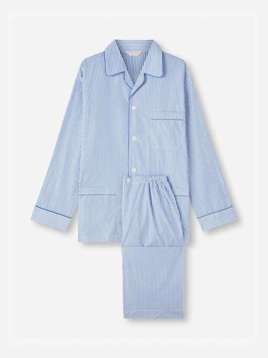 Men's Classic Fit Pyjamas James Cotton Blue