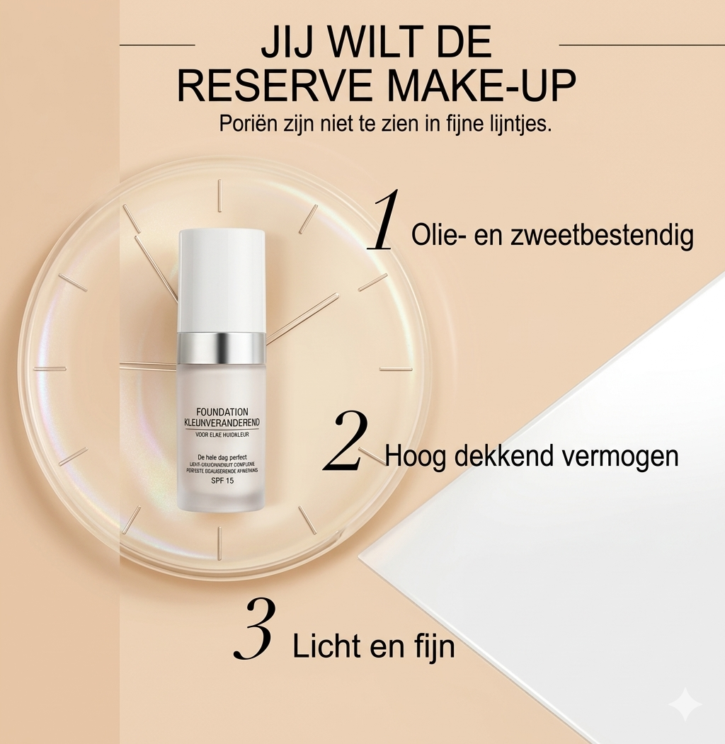 Kleurveranderende foundation