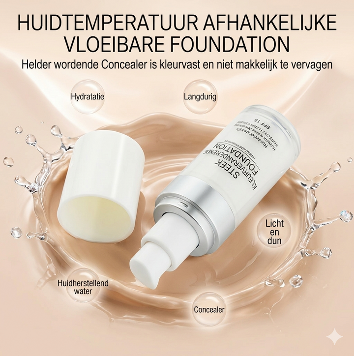 Kleurveranderende foundation