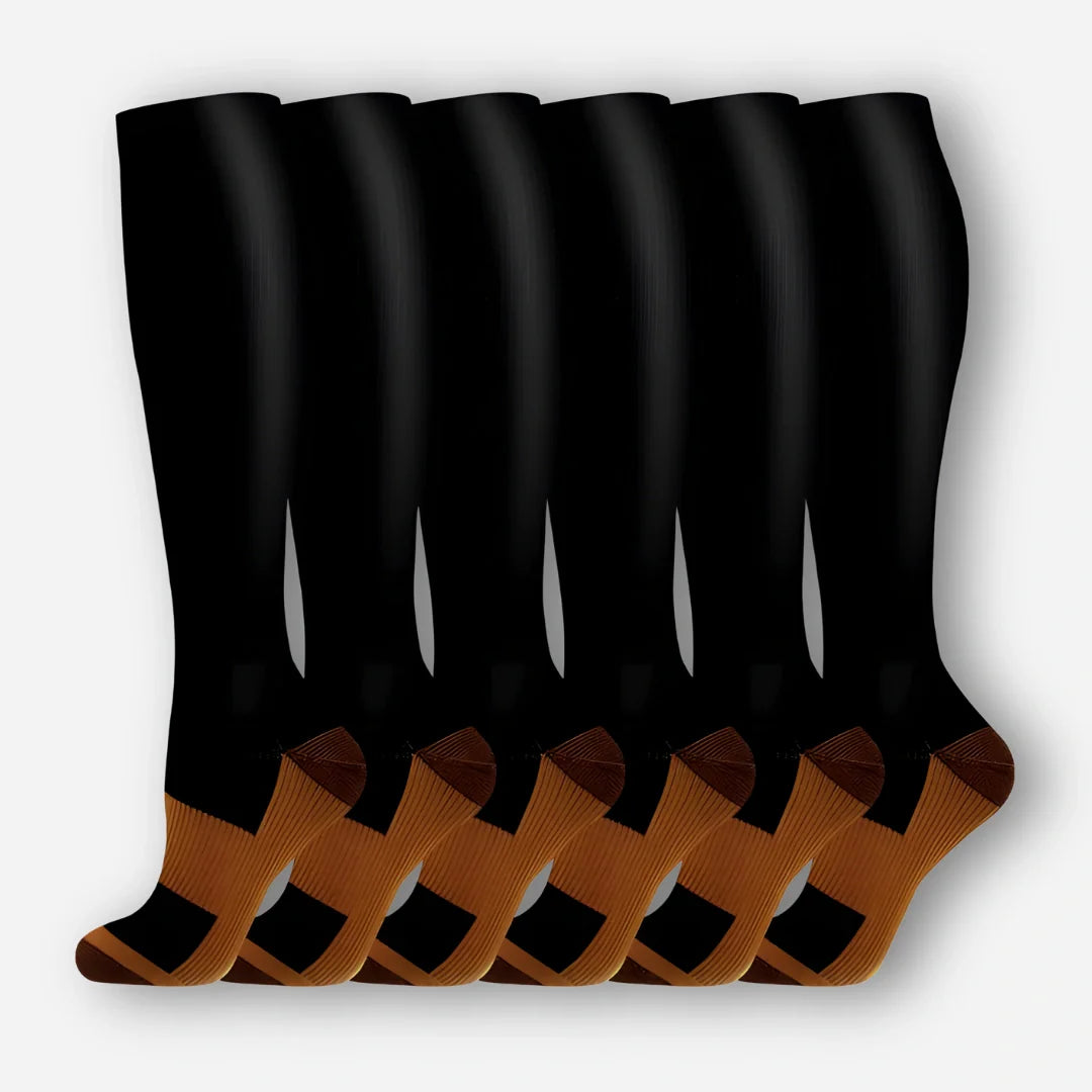 ErgiloColor - Vrolijk 6-pack steunkousen