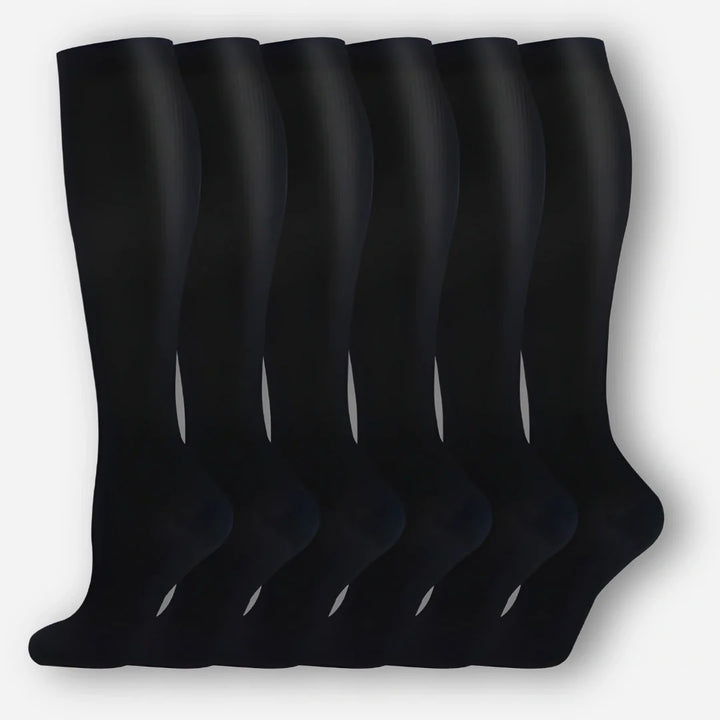 ErgiloColor - Vrolijk 6-pack steunkousen