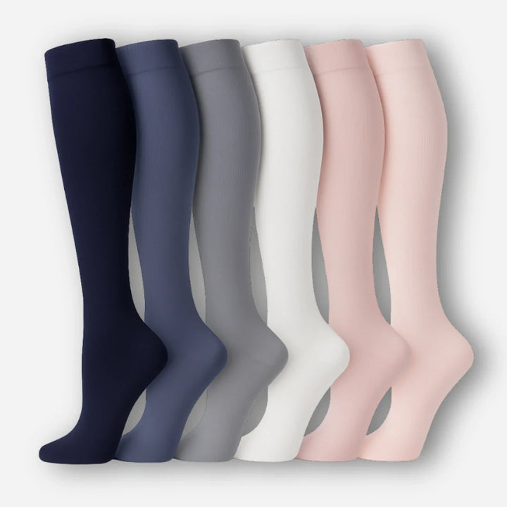 ErgiloColor - Vrolijk 6-pack steunkousen