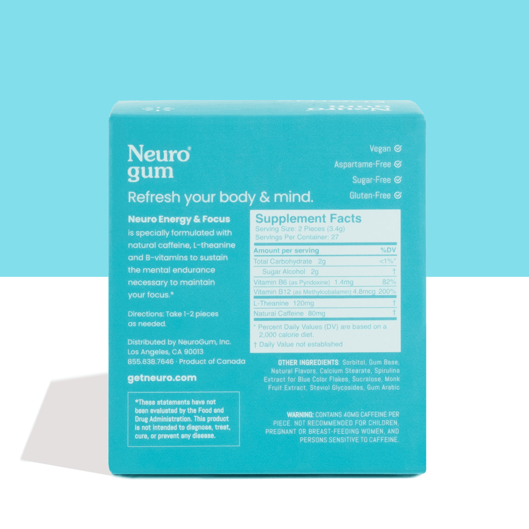 Neuro Gum | 6 Pack | 54 Stuks Pepermunt