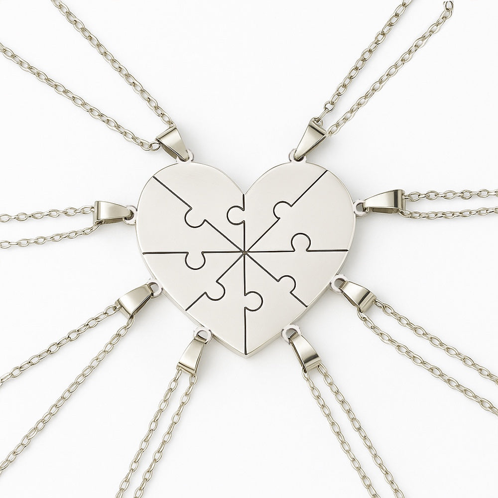 Amalia| Puzzel Hart Ketting