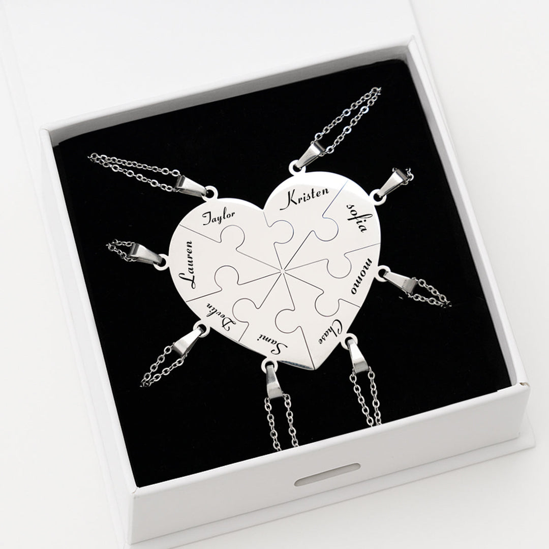 Amalia| Puzzel Hart Ketting