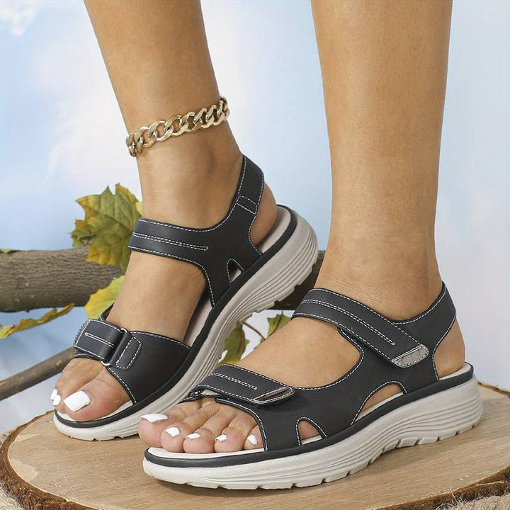 Sonja™ | Comfortabele leren orthopedische sandalen